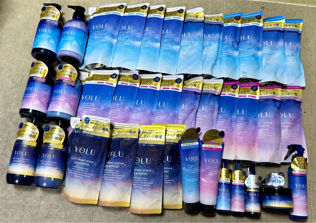 ⭐︎新品未使用⭐︎YOLU ヨル シャンプー　トリートメント　37点セット