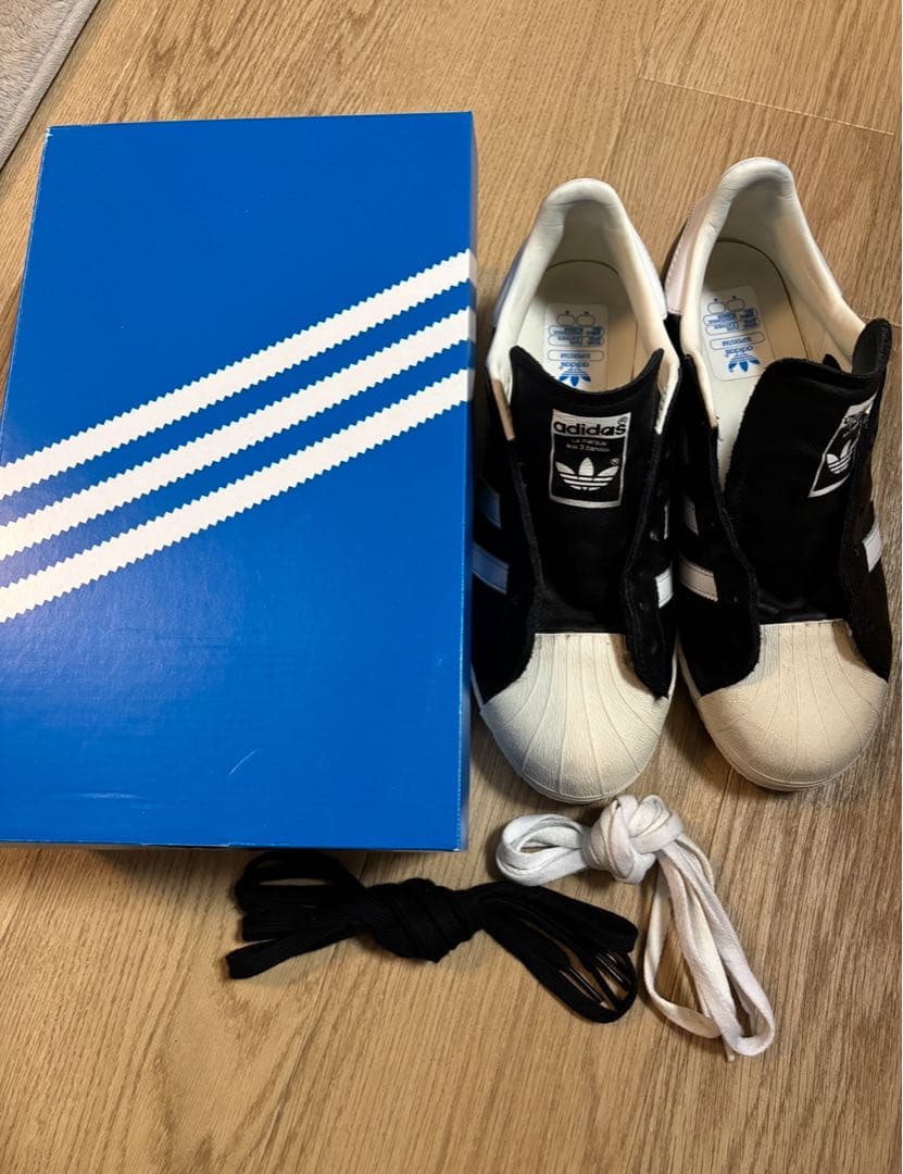 adidas スーパースター 82 黒白　ID5960 27cm