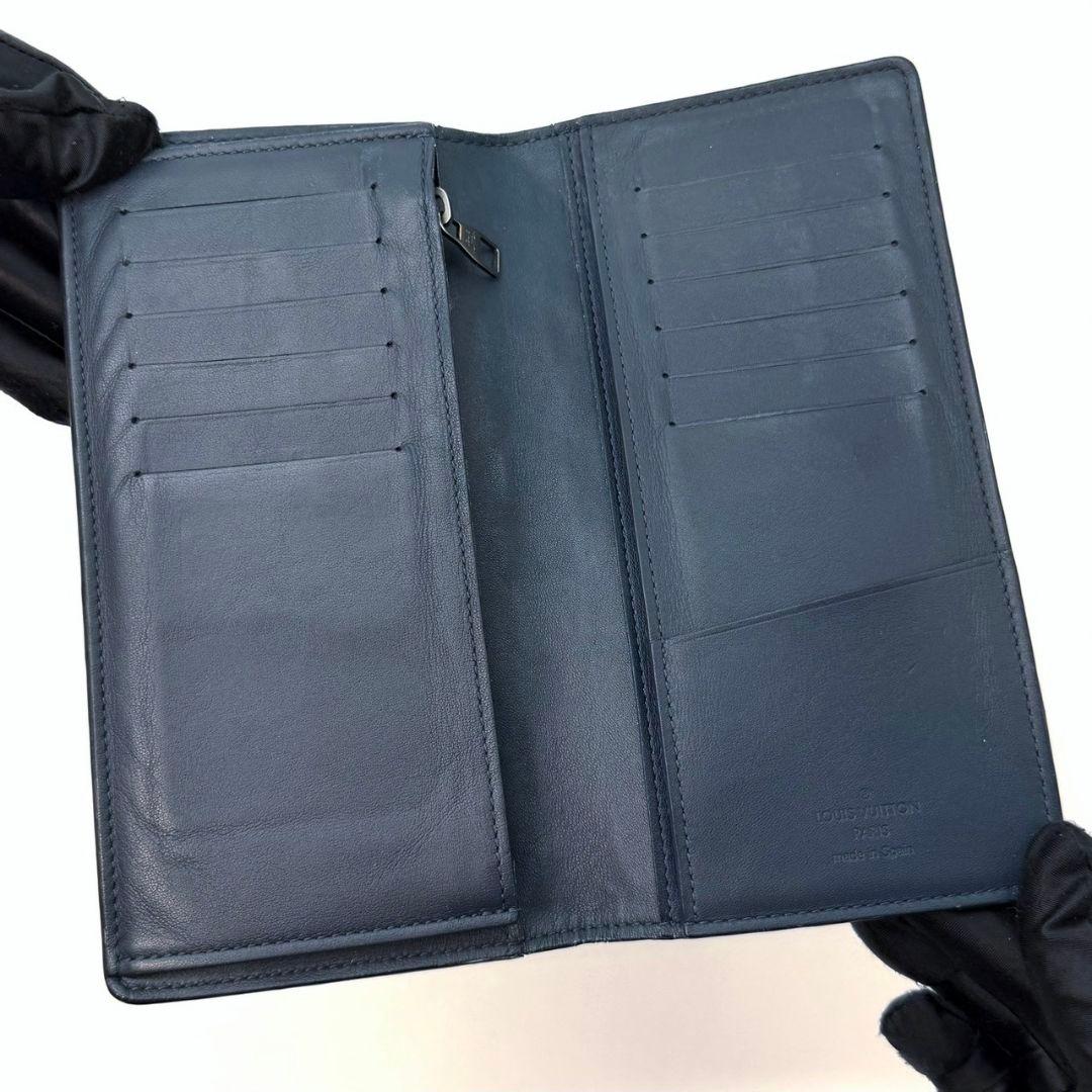 美品 ルイヴィトン ダミエ アンフィニ ポルトフォイユ ブラザ 財布