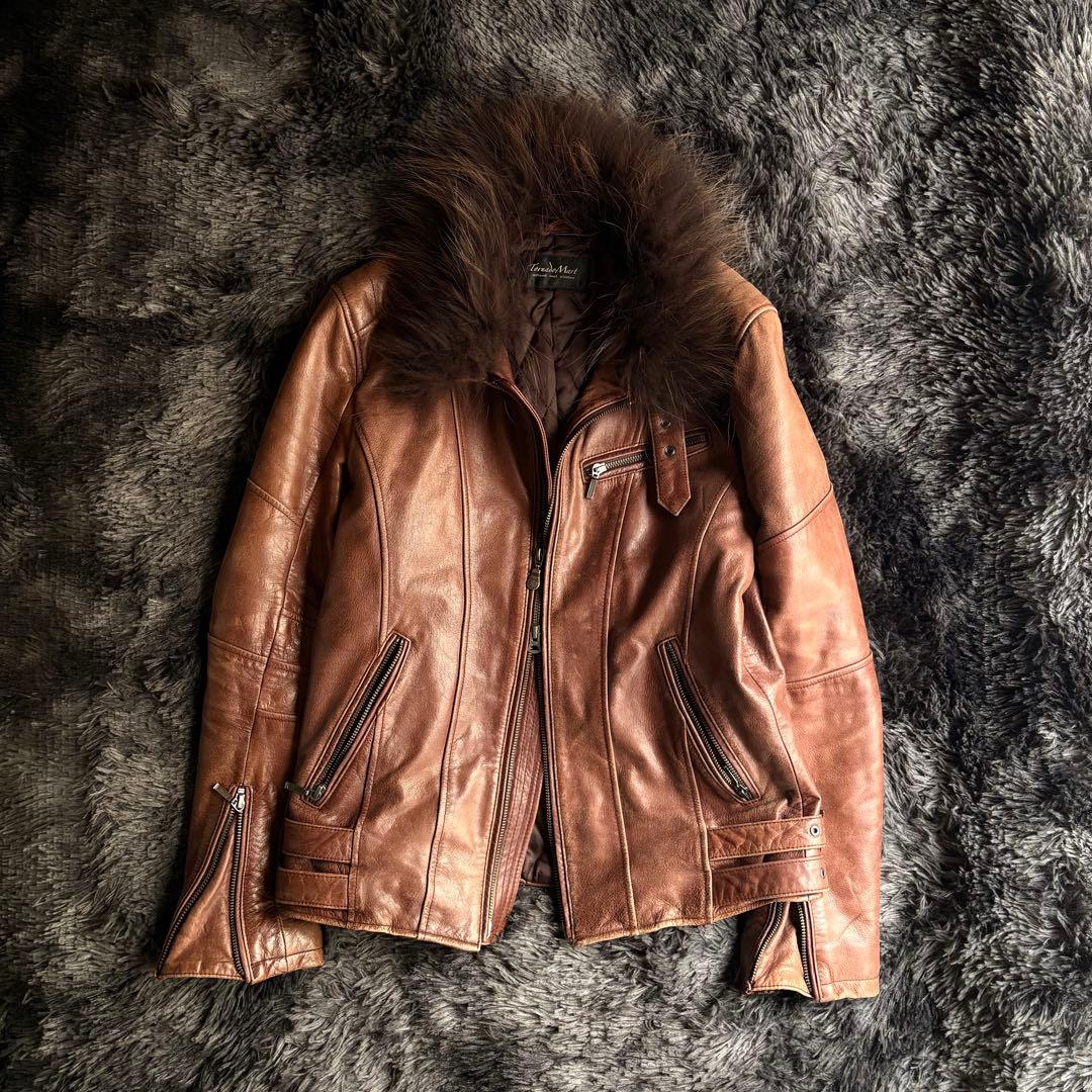 TORNADO MART ファーレザージャケット