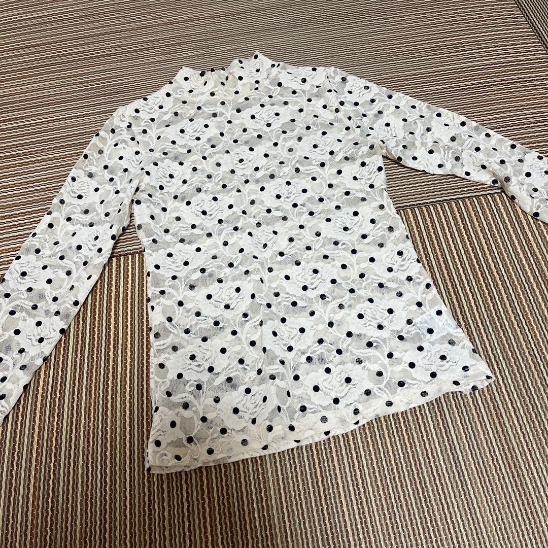 大人気✨POPPY シースルードットレース