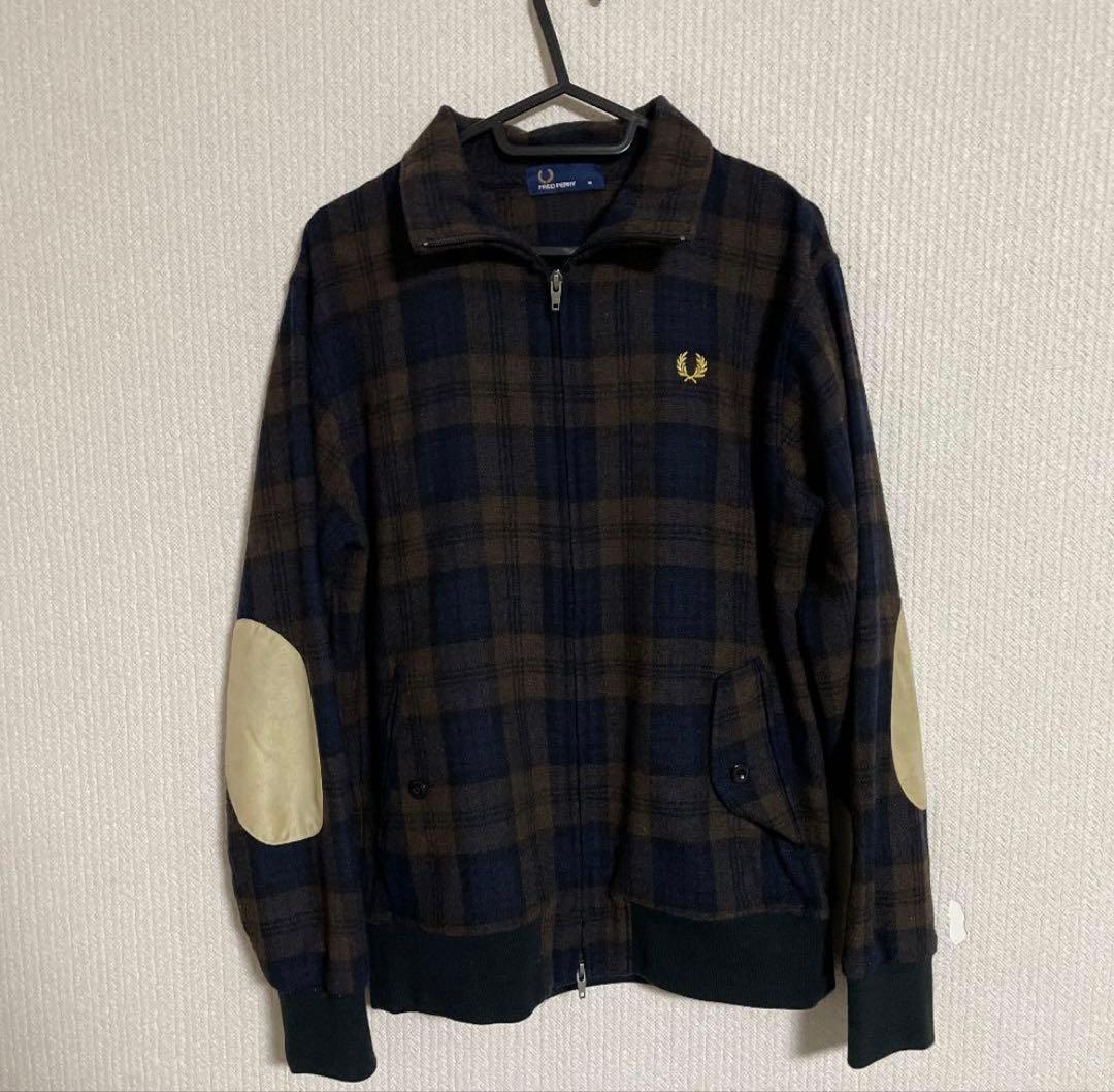 FRED PERRY チェック柄 ブルゾン M - メルカリ