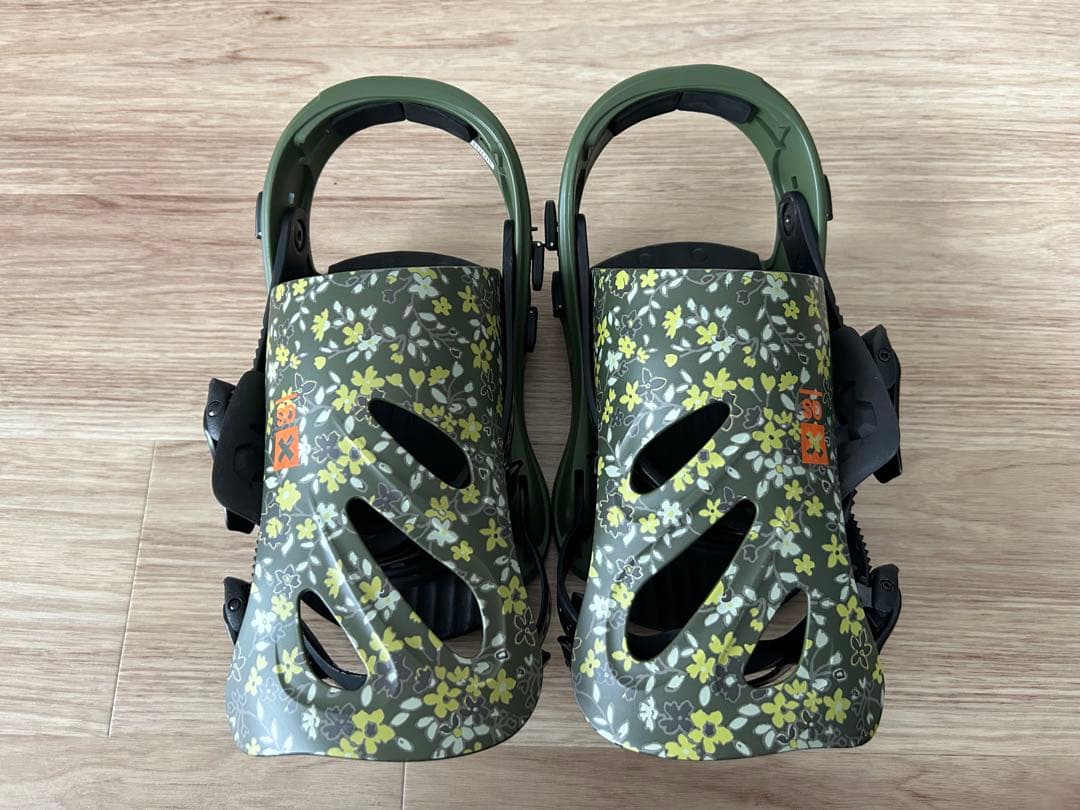 FLUX 花柄ビンディング オリーブグリーン　GS