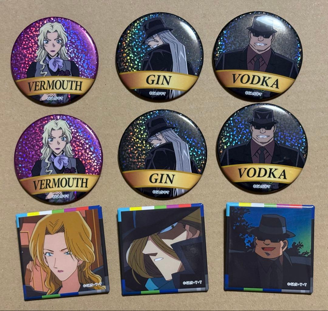 名探偵コナン コナン展 アニメ 30周年 缶バッジ ジン ベルモット