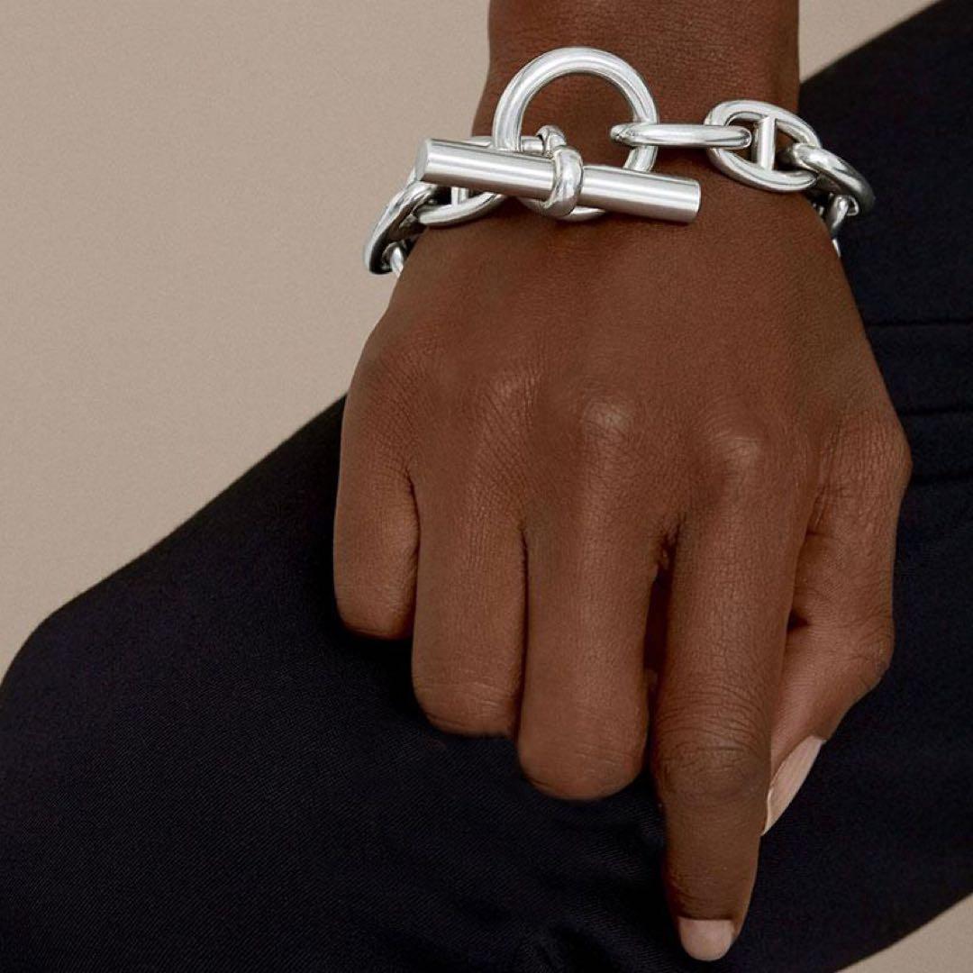 【新品未使用】エルメス シェーヌダンクル TGM 12コマ シェーヌ・ダンクル エルメス シェーヌダンクル TGM 12コマ シルバー