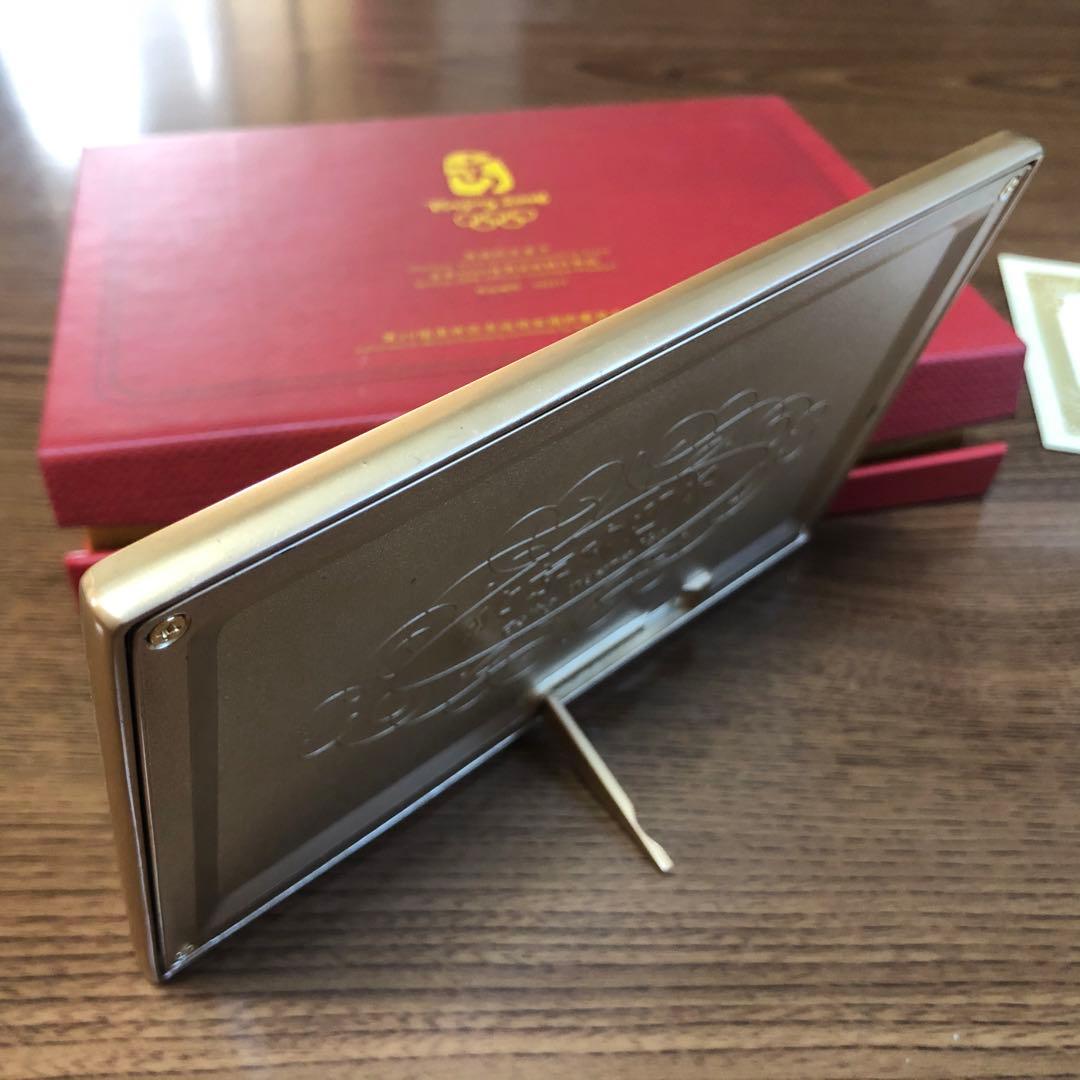 ○22金○貴重！北京オリンピック 2008 記念 ゴールドカード - メルカリ