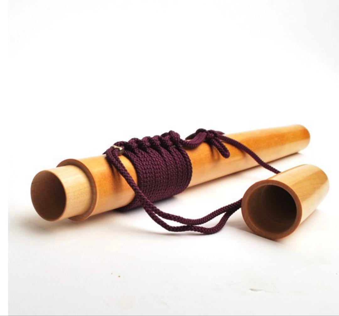 高麗笛筒 桜材(白木) 吹物 高麗笛 筒・袋 高麗笛筒 桜材(白木) | 武蔵野楽器
