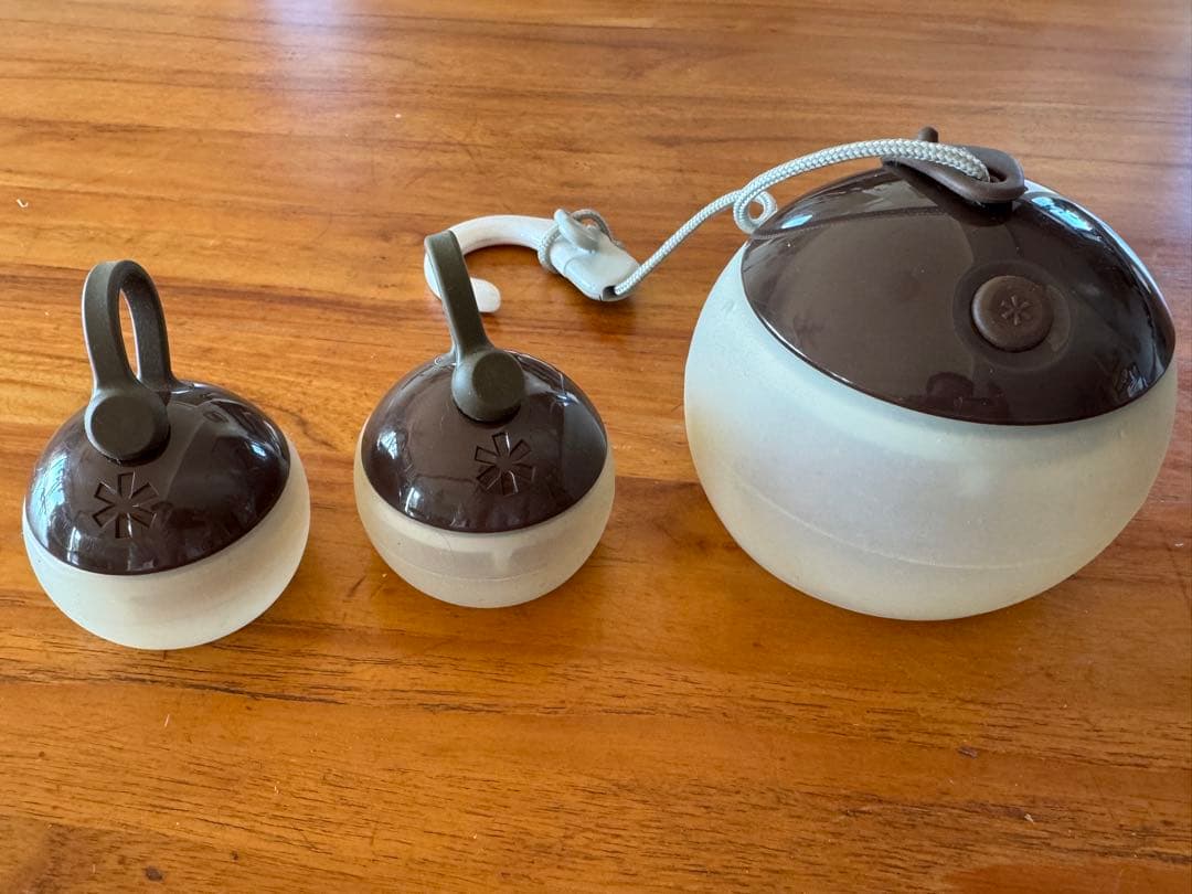 スノーピーク　ほおずき　ランタン 3個セット ブラウン LEDランタンほおずき ｜ THE SNOW PEAK WAY