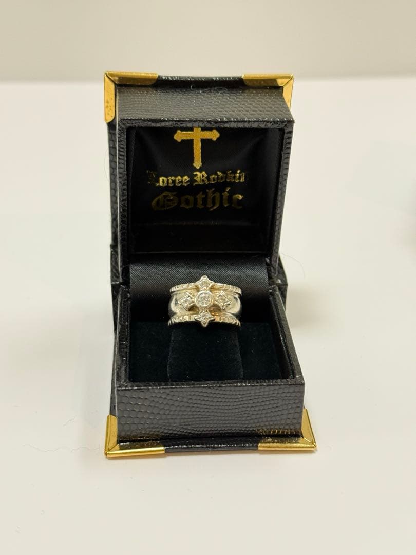 Loree Rodkinローリーロドキン クロスリングSV925 7号LRG刻印 - メルカリ