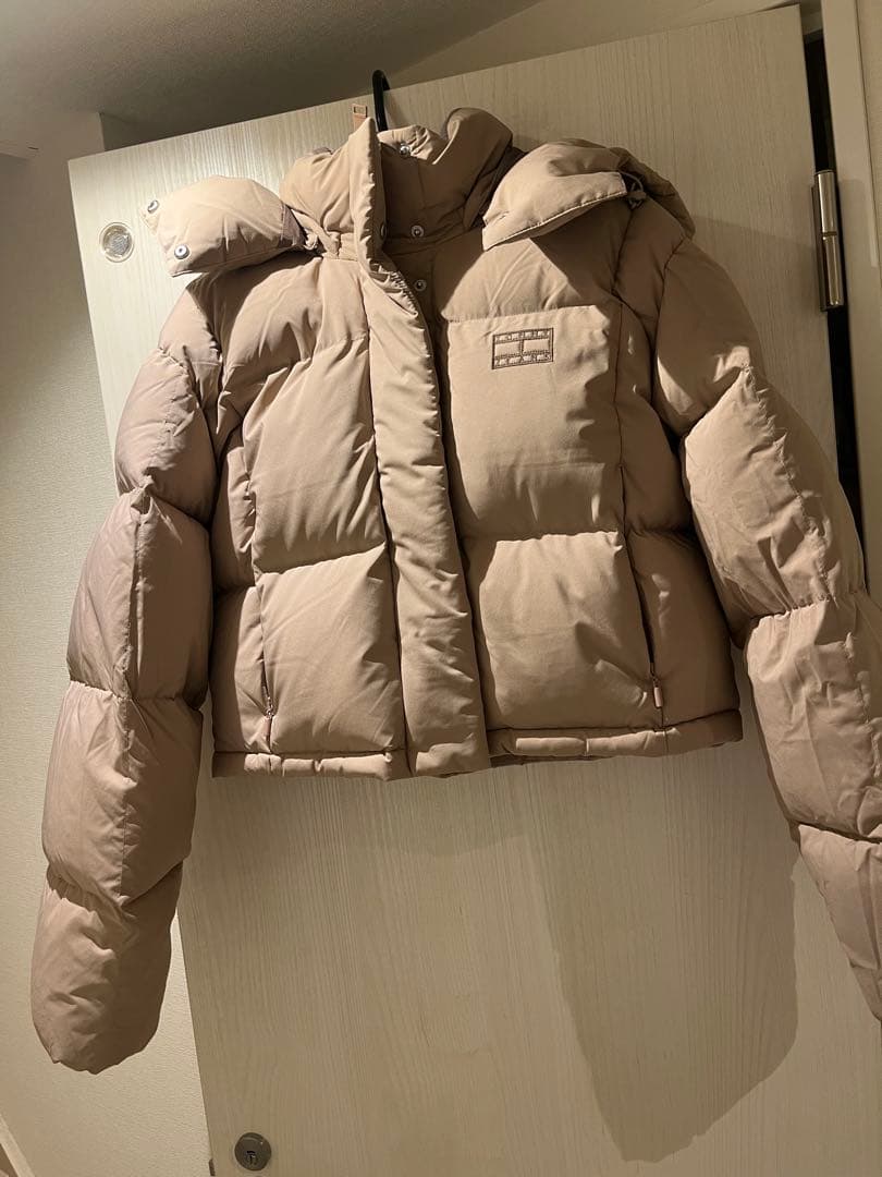  JEANS ベージュショートダウンジャケット