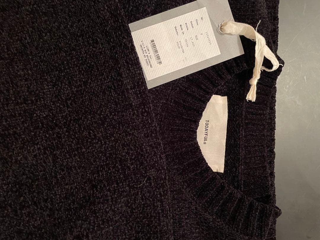 TODAYFUL MallyarnBoyfriend Knit BLK - メルカリ