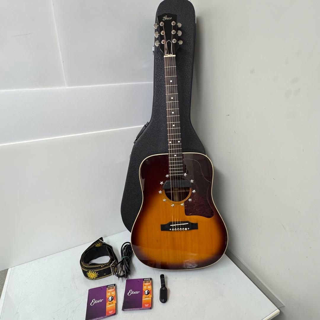 Greco グレコ 101 アコースティックギター ジャンク Greco 101 アコースティックギター ケース付き ジャンク扱い - メルカリ