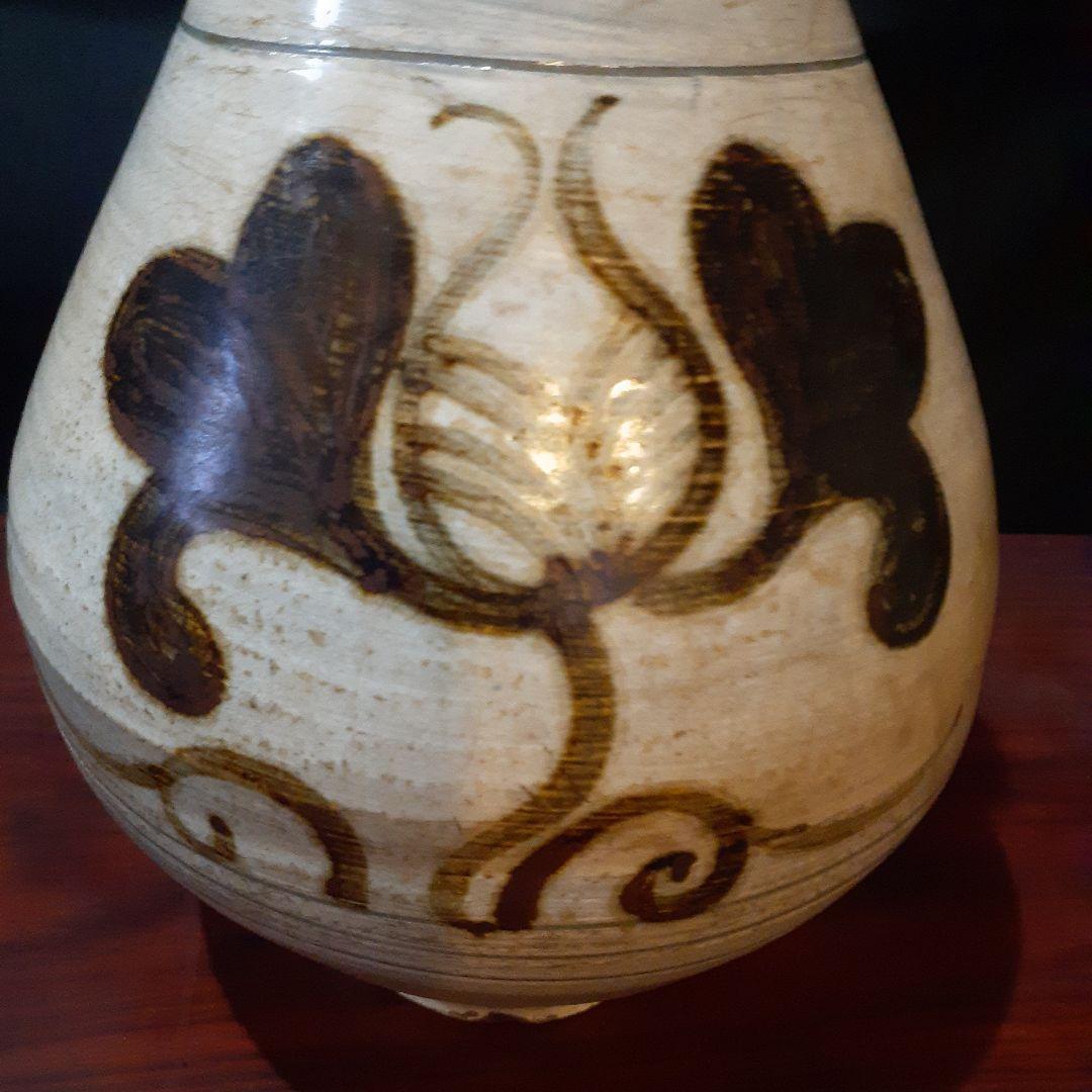 鶏龍山刷毛目鉄絵徳利 - メルカリ