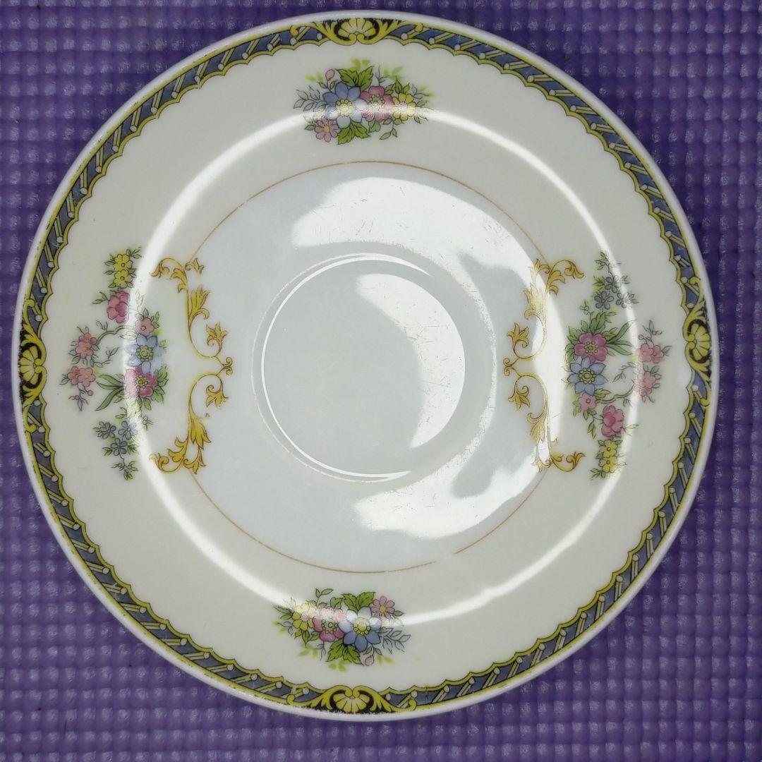 アンティーク レア物 オールドノリタケ ヤジロベー裏印 ソーサーペア