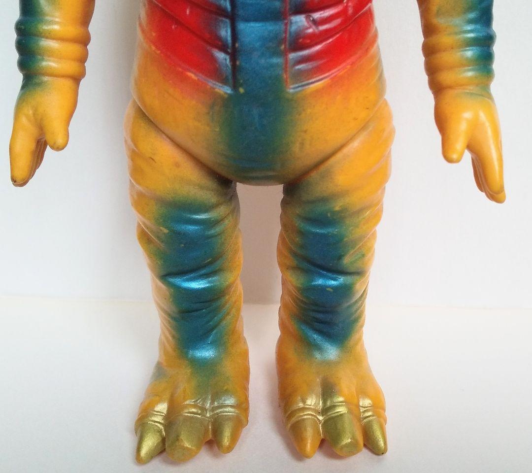 ブルマァク ゴールドサターン ソフビ 当時物 ミラーマン 怪獣 ゴールド