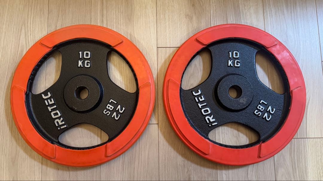 iROTEC ダンベルプレート 10kg 2枚セット