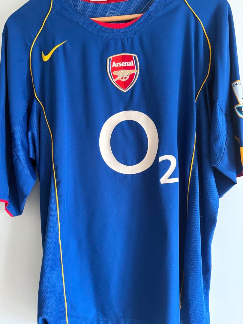 04-05 アーセナルユニフォームティエリアンリプレミアリーグ優勝パッチ
