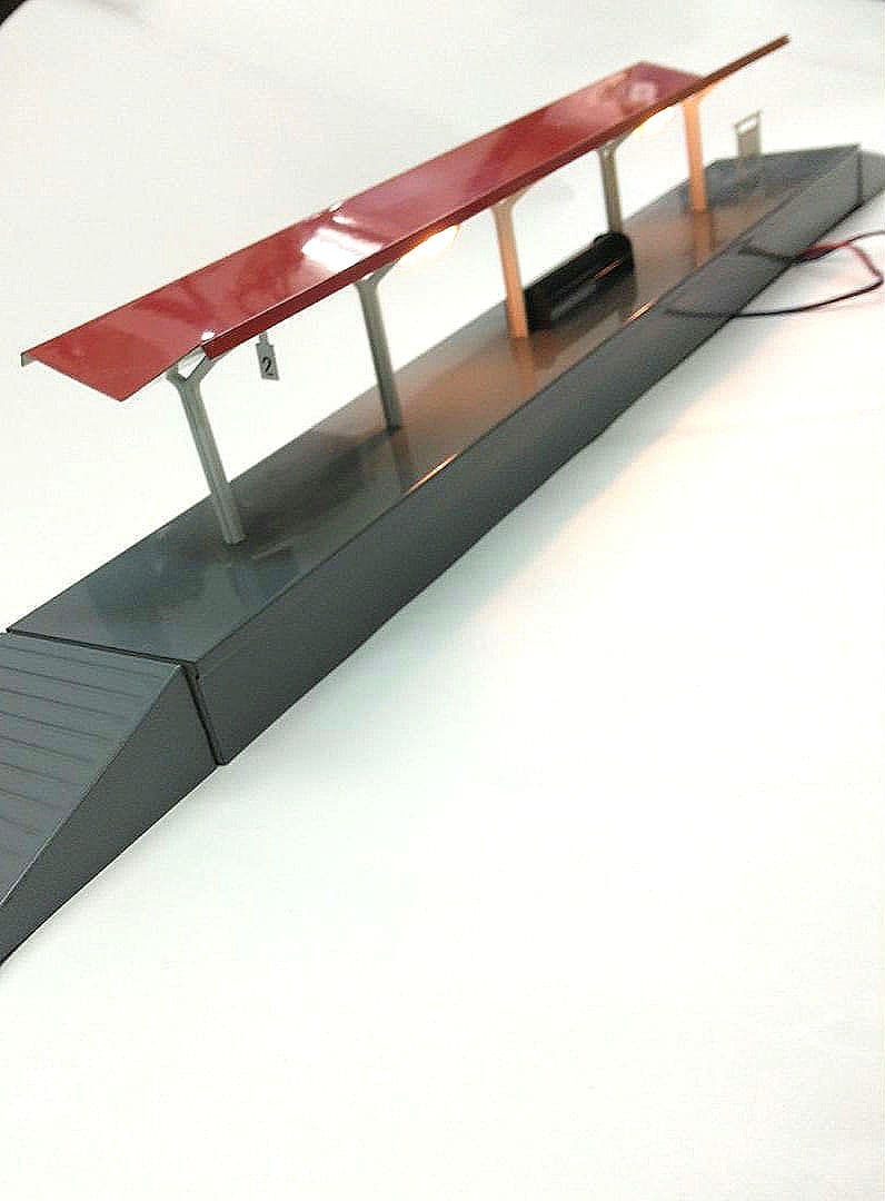 エンドウ　駅ホームNo.1 　鉄道模型情景　照明付き HOゲージ　元箱付　希少品 Yahoo!オークション -「(住宅 商店)」(HOゲージ) (鉄道模型)の落札相場