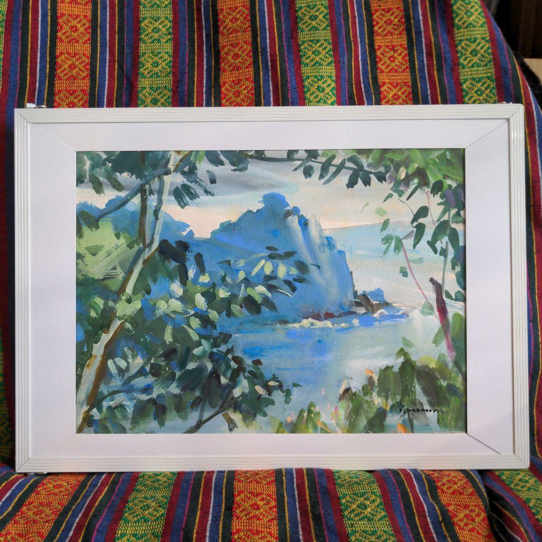 水彩画(宝島‹美国黄金岬›)№133