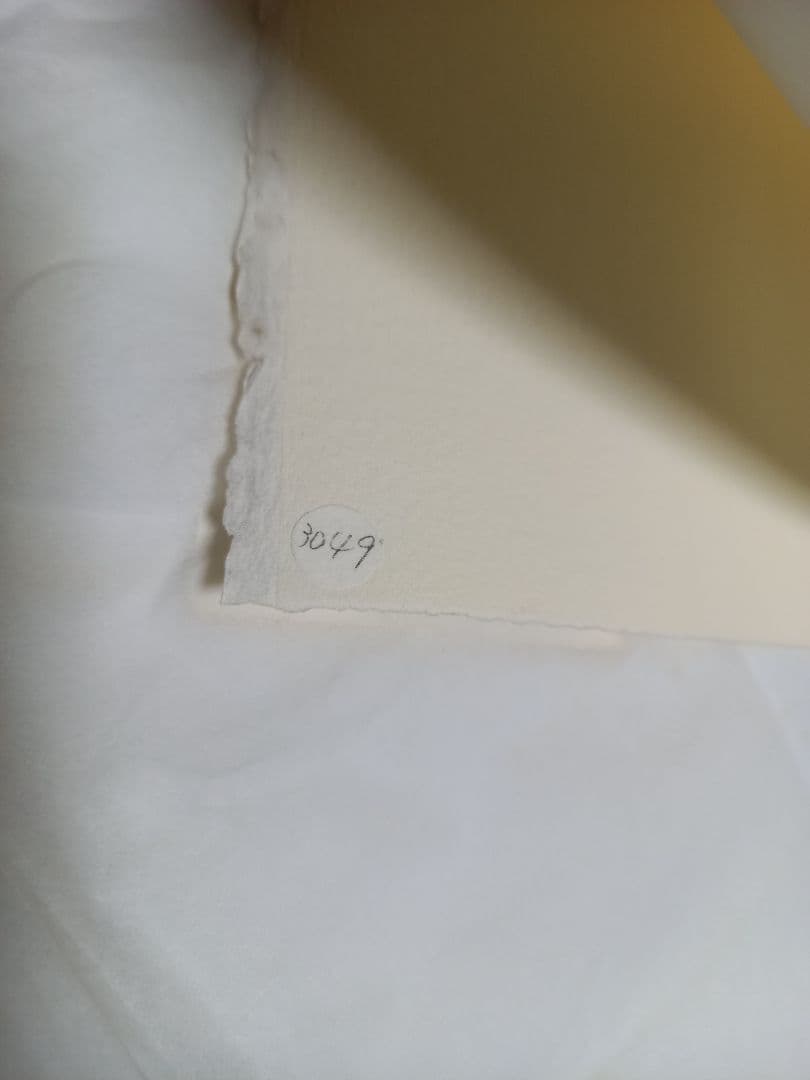 篠田桃紅 「Factio」リトグラフ　no.14/55　版画　1992年　額装品