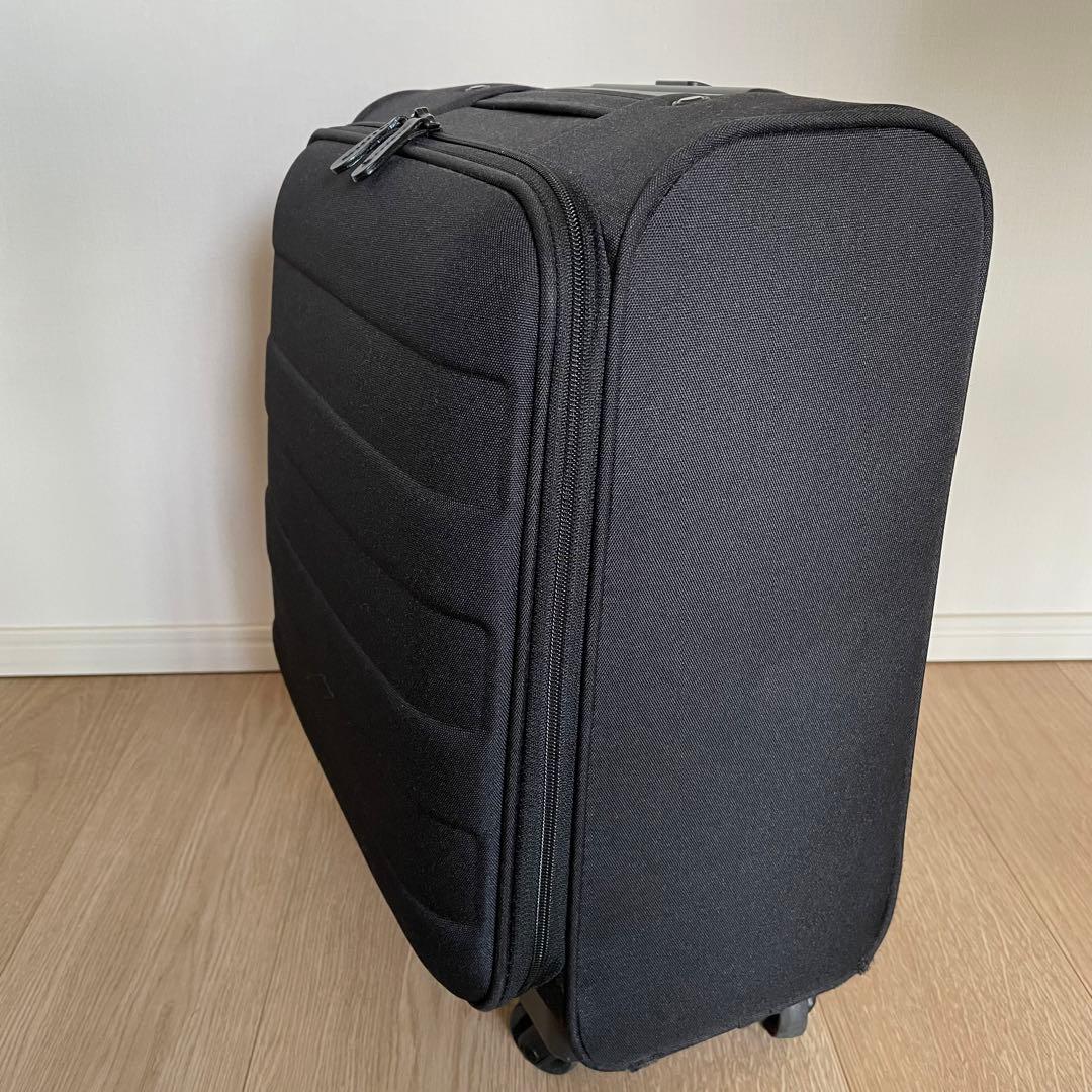 無印良品 MUJI ソフトキャリーケース スーツケース ブラック 旅行 出張