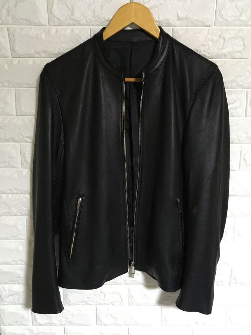 STUDIOUS スチュディオス シングルレザージャケット　ライダース　サイズ2 ステュディオス(STUDIOUS)|シングルライダースジャケット|【ハードオフ