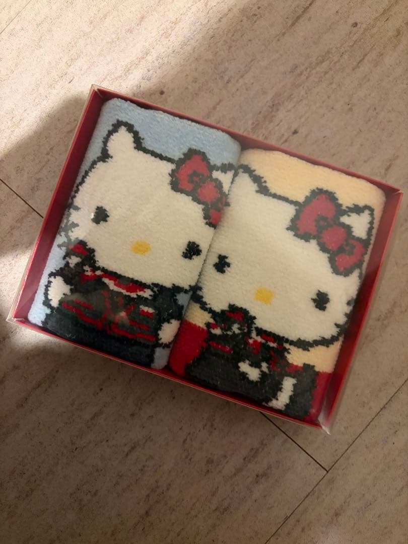 JAL キティ　フェイラーハンカチ　二枚セット　新品未使用 新品⭐︎未開封❣️ JAL 機内販売 フェイラー✖️キティ - メルカリ