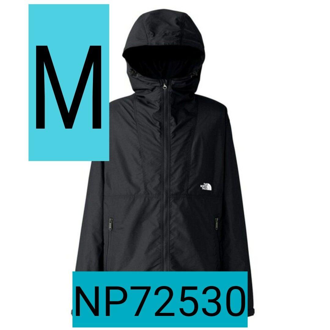 Mサイズ　NP72530　ノースフェイス コンパクトジャケット ブラック THE NORTH FACE/ザ・ノース・フェイス Compact Jacket コンパクト