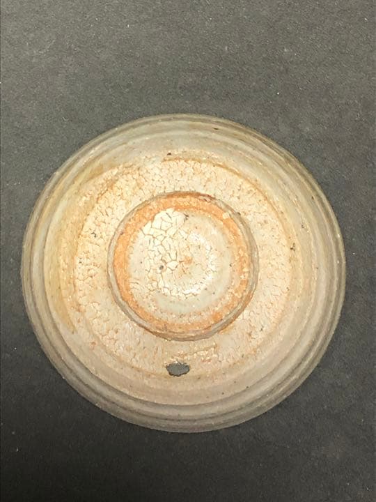 茶道具】唐津井戸茶碗 曹源窯坂本喜昭作 梅花皮 唐津焼 抹茶碗 茶碗