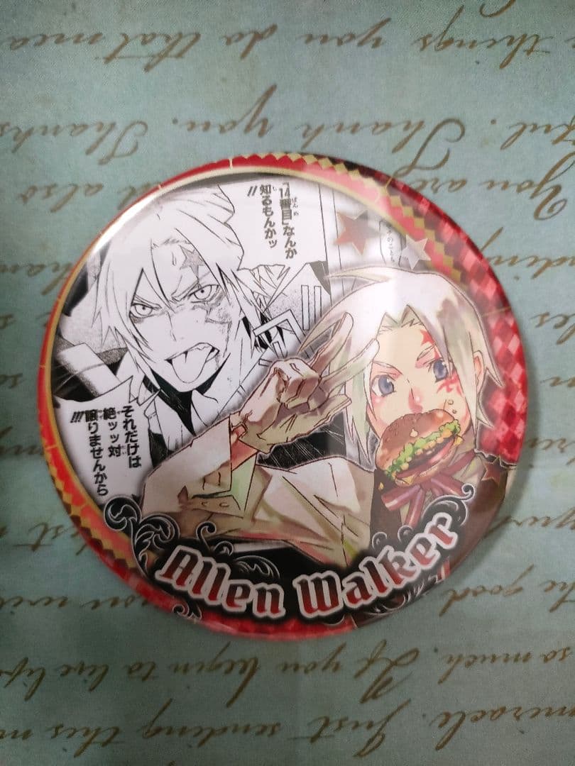 D.Gray-man　原画展　アレン・ウォーカー　缶バッジ
