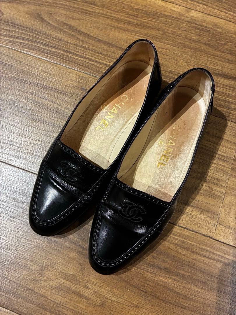 CHANEL ブラック ローファー36