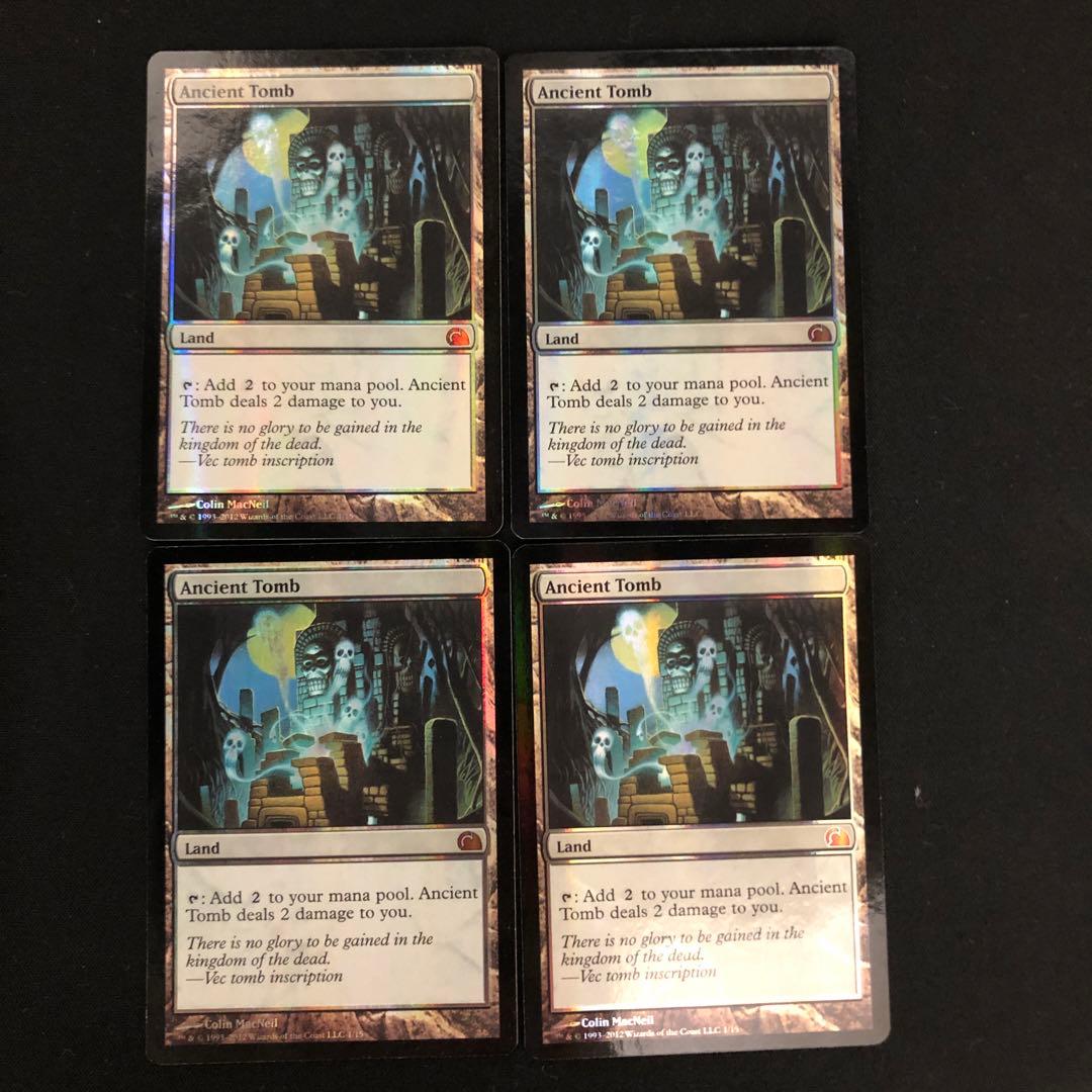 古えの墳墓　foil 4枚　mtg