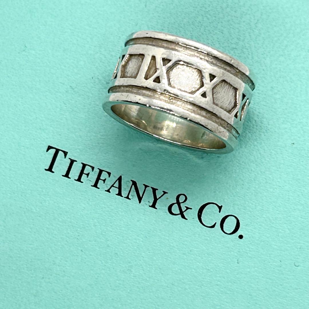 TIFFANY ティファニー アトラス リング SV925 約15.5号 ワイド