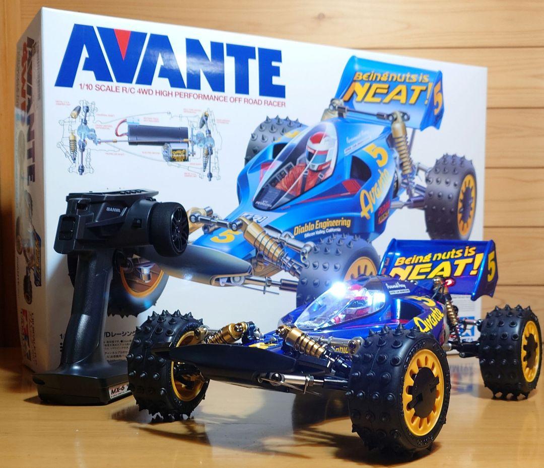 タミヤRCアバンテ (2011)LEDライト付プロポ＆バッテリー充電器付完成品