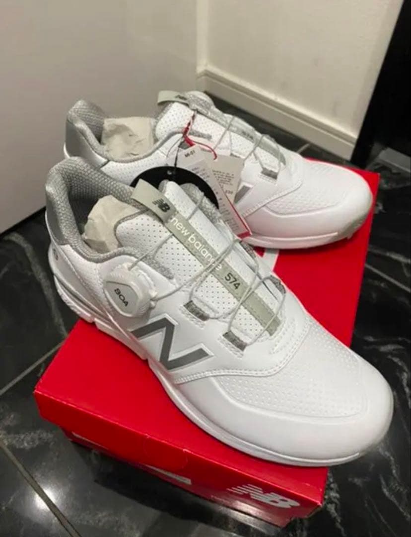 《最終値下》【極美品】ニューバランス　ゴルフシューズ　24.5 ダイヤル式