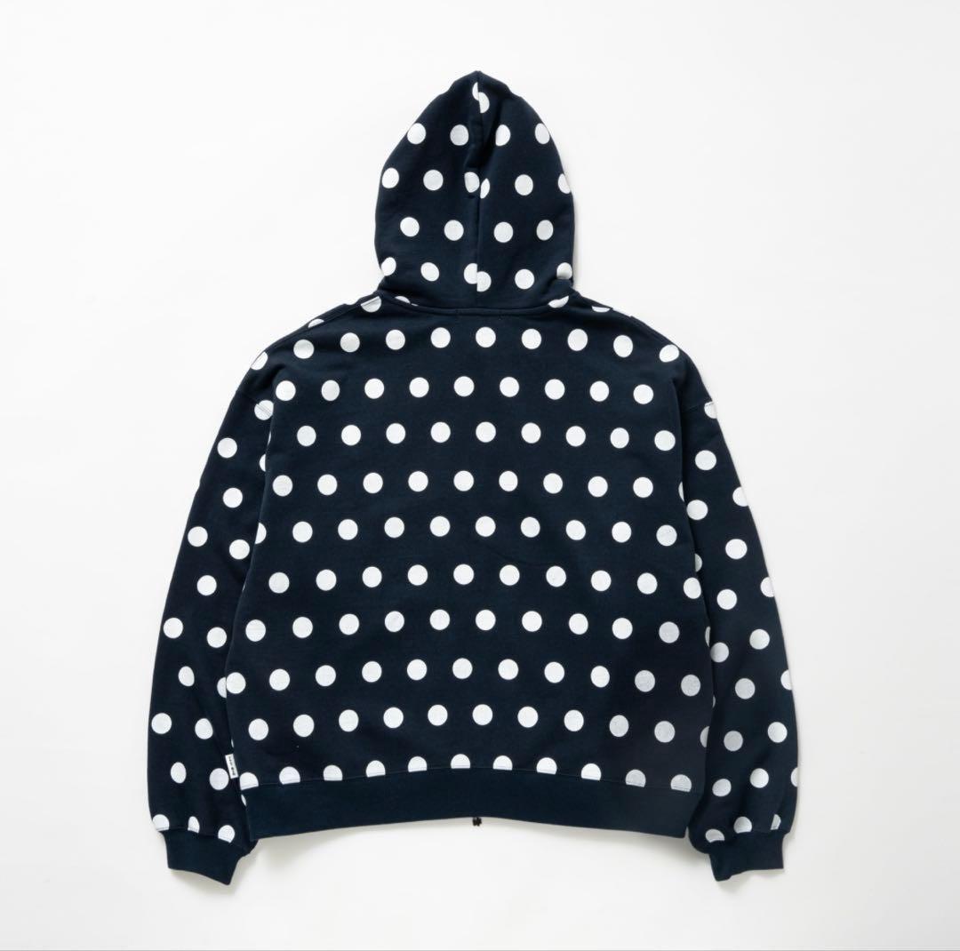 TTT MSW Dot zip up hoodie（NAVY） M size - メルカリ