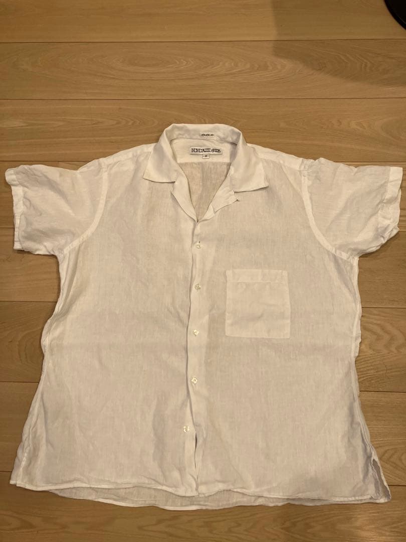 INDIVIDUALIZED SHIRTS M ホワイト 半袖シャツ