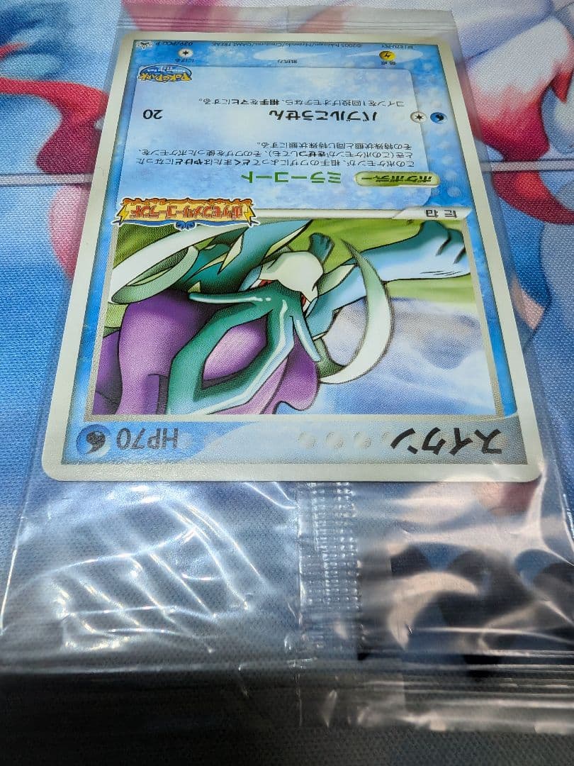 レックウザ スイクン アチャモ 2005ポケパーク限定プロモ 未開封3点