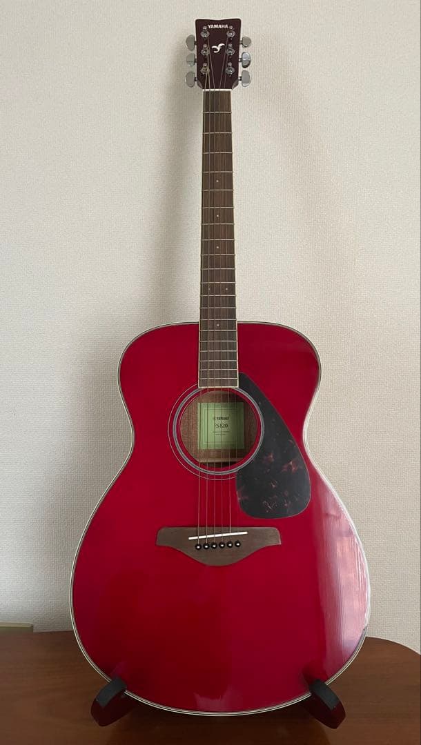 YAMAHA アコースティックギター FS820 ルビーレッド 付属品つき