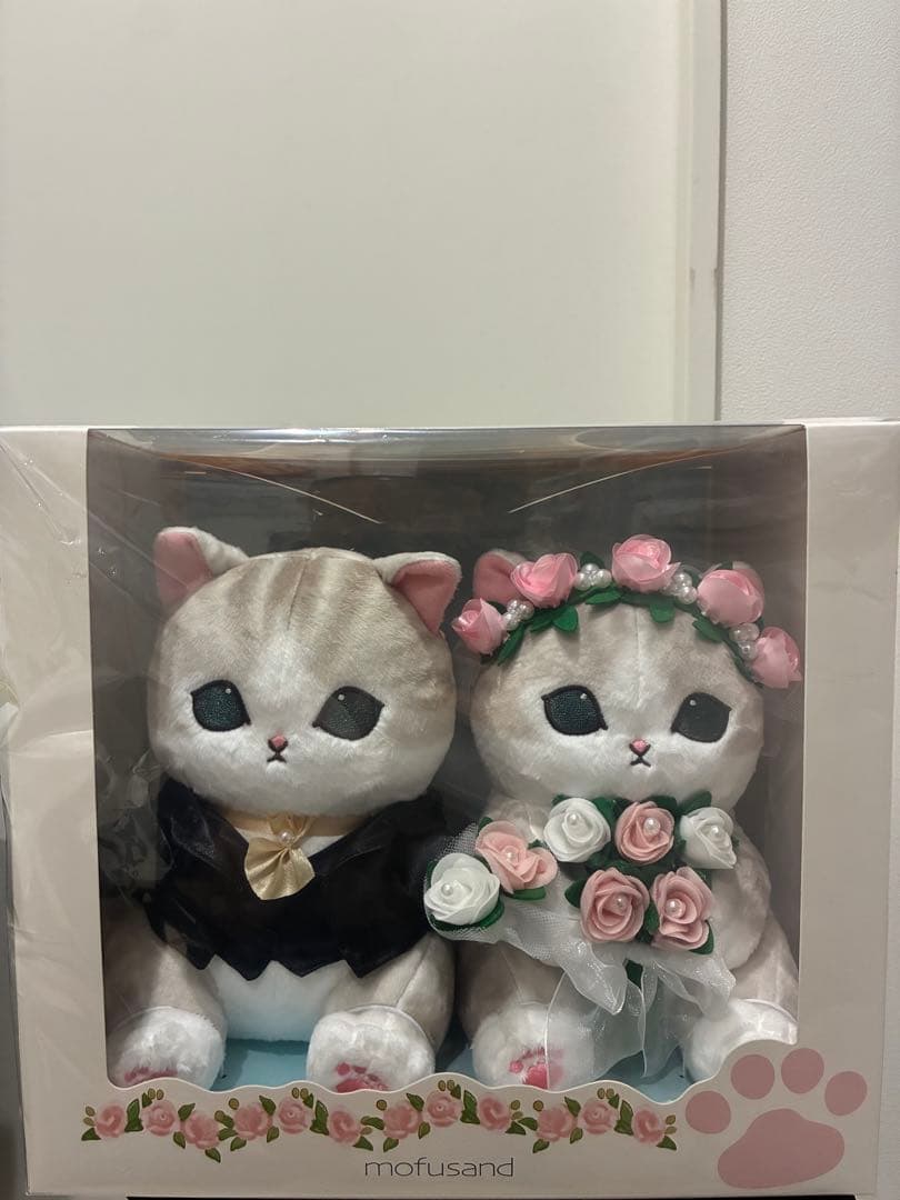 mofusand ウェディング ぬいぐるみ 2体セット - メルカリ