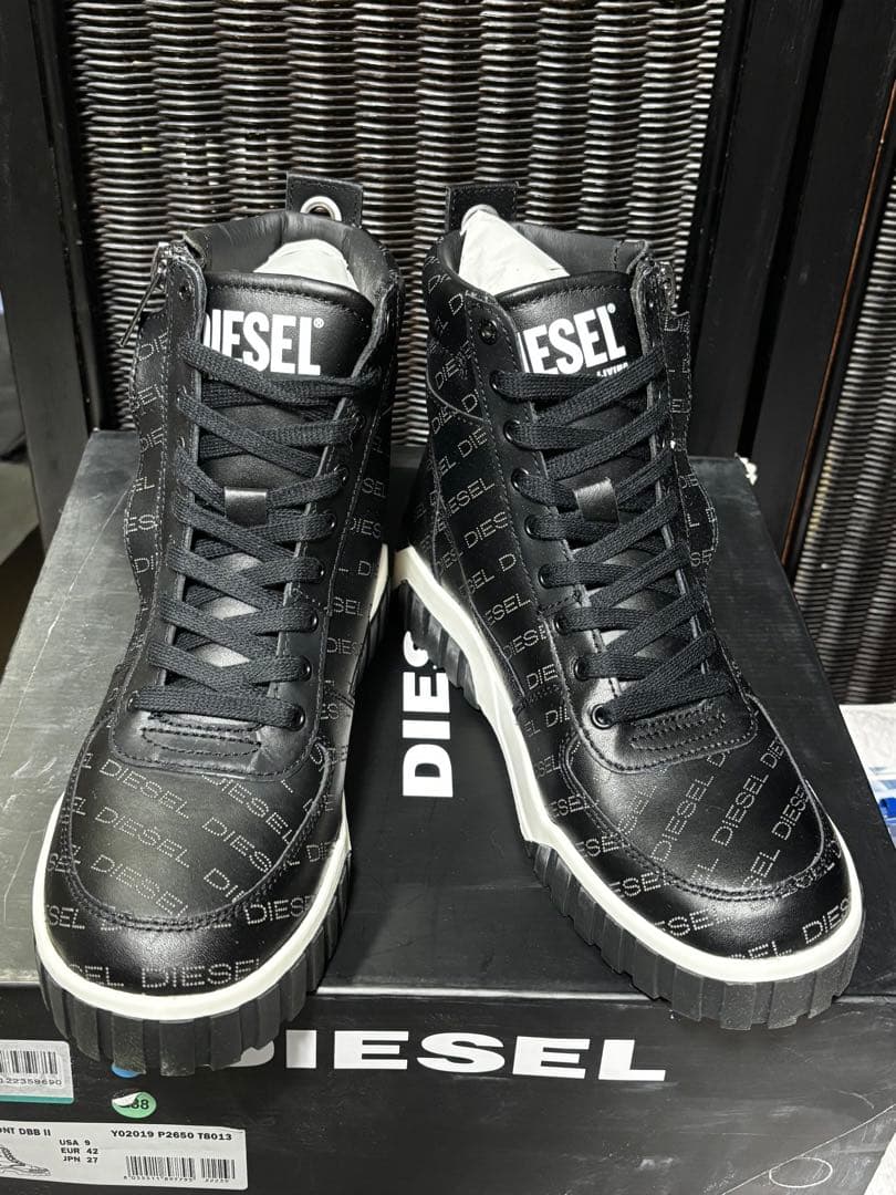 新品・未使用 DIESEL S RUA MID BLACK