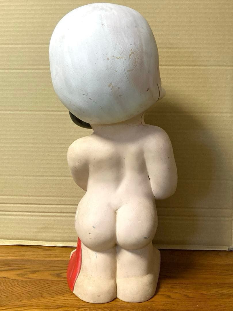 60年代 アンティーク 美少女 美女 ダンベル ボディビル フィギュア 当時物