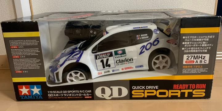 タミヤ RCカー QD プジョー 206 WRC ラジコン 1/10 - メルカリ