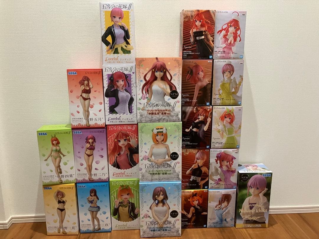 五等分の花嫁　フィギュア　まとめ売り23体