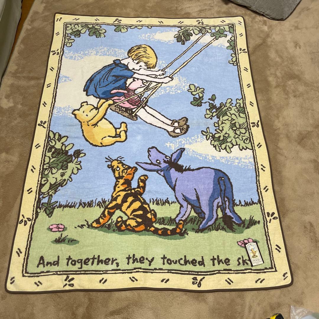 CLASSIC POOH 大判ブランケット プーさんシェニール織りUCHINO製