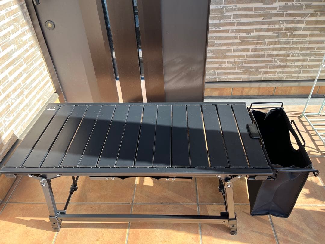 アルミユニットテーブル88、撥水テーブルサイドストレージ、アンダーラックフレーム