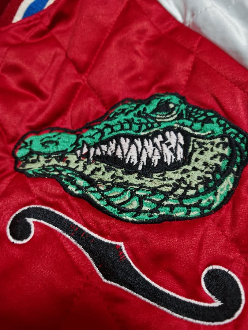 未使用近 BILLVAN2面用 別珍 日本限定 ワニ ワシ スカジャン 美品