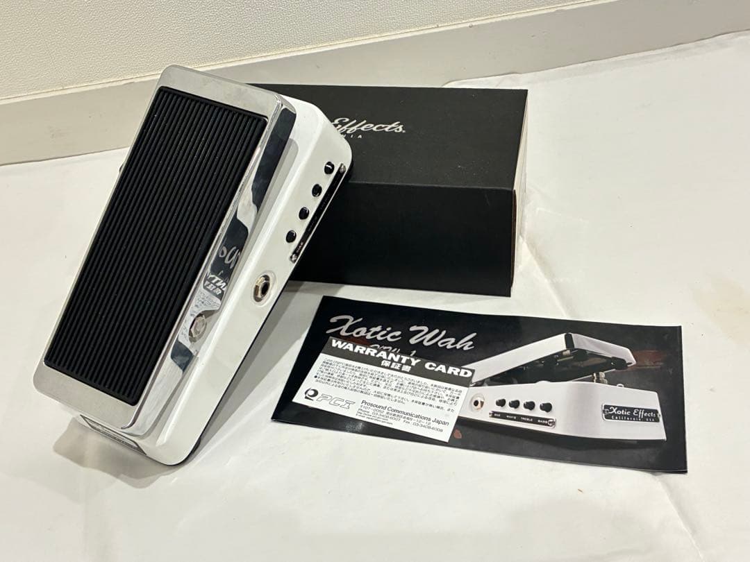 ほぼ未使用品Xotic Wah xw-1 ワウ エフェクター 付属品あり