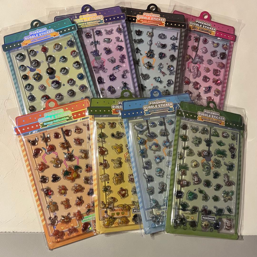 R*a様 ポケモン バブルステッカー 8枚セット ボンドロ