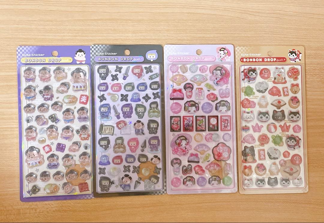 正規品】ボンボンドロップシール 和柄 コンプリートセット - メルカリ